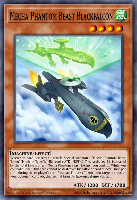 (009) YuGiOh TCG MP14: 2014 Mega-Tins Mega-Pack Single: Mecha Phantom Beast Blackfalcon  Common