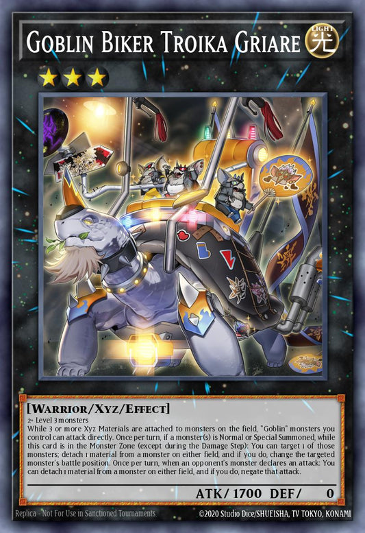 (044) YuGiOh TCG LEDE: Legacy of Destruction Single: Goblin Biker Troika Griare  Super Rare