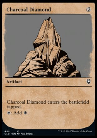 (442) Magic The Gathering Commander Legends: Battle for Baldur's Gate: Extras Single: Charcoal Diamond  Common