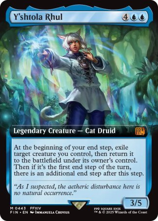 (443) Magic The Gathering Magic: The Gathering - FINAL FANTASY: Extras Single: Y'shtola Rhul (V.1) Holo Mythic
