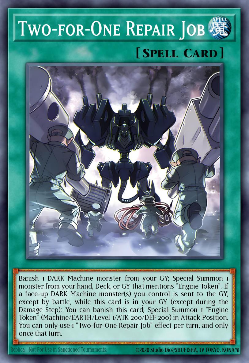 (029) YuGiOh TCG BLMM: Battles of Legend: Monster Mayhem Single: Two-for-One Repair Job  Ultra Rare