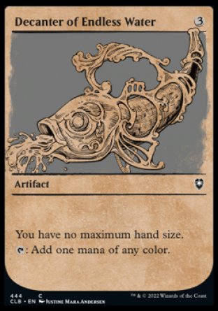 (444) Magic The Gathering Commander Legends: Battle for Baldur's Gate: Extras Single: Decanter of Endless Water Holo Common