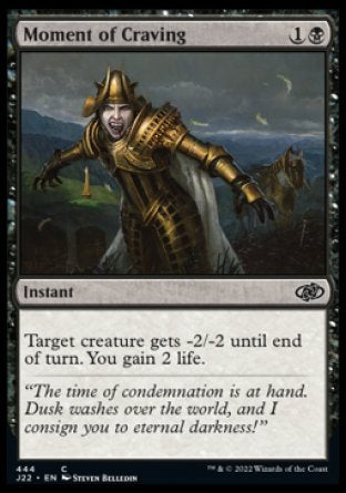 (444) Magic The Gathering Jumpstart 2022 Single: Moment of Craving  Common