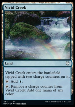 (444) Magic The Gathering Commander: Streets of New Capenna Single: Vivid Creek  Uncommon