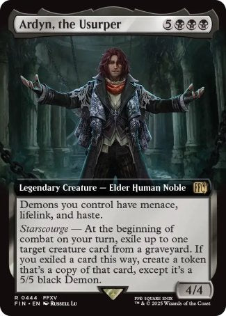 (444) Magic The Gathering Magic: The Gathering - FINAL FANTASY: Extras Single: Ardyn, the Usurper (V.3)  Rare