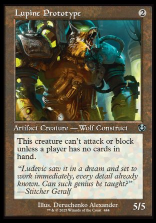 (444) Magic The Gathering Innistrad Remastered: Extras Single: Lupine Prototype  Uncommon