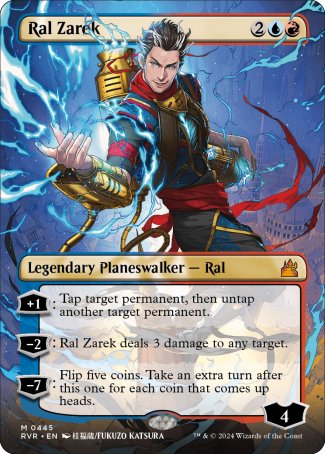(445) Magic The Gathering Ravnica Remastered: Extras Single: Ral Zarek  Holo Mythic