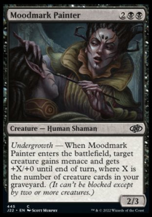 (445) Magic The Gathering Jumpstart 2022 Single: Moodmark Painter  Common