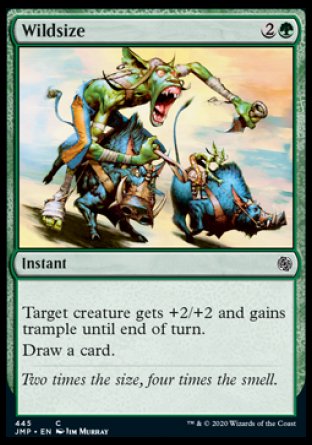 (445) Magic The Gathering Jumpstart Single: Wildsize  Common