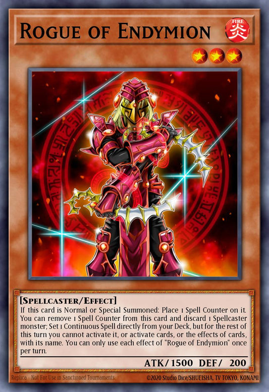 (146) YuGiOh TCG MP20: 2020 Tin of Lost Memories Mega Pack Single: Rogue of Endymion  Super Rare