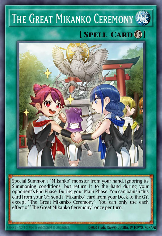 (295) YuGiOh TCG MP24: 25th Anniversary Tin: Dueling Mirrors Single: The Great Mikanko Ceremony  Ultra Rare