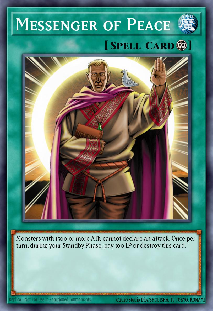 (266) YuGiOh TCG LCYW: Legendary Collection 3: Mega Pack Single: Messenger of Peace  Common