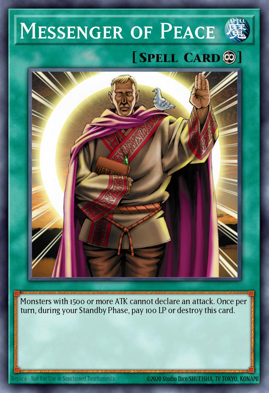 (266) YuGiOh TCG LCYW: Legendary Collection 3: Mega Pack Single: Messenger of Peace  Common