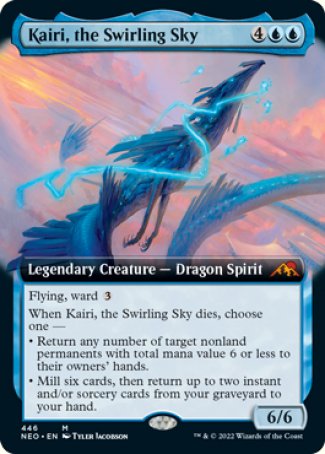 (446) Magic The Gathering Kamigawa: Neon Dynasty: Extras Single: Kairi, the Swirling Sky (V.2) Holo Mythic
