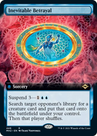 (446) Magic The Gathering Modern Horizons 2: Extras Single: Inevitable Betrayal (V.3)  Rare
