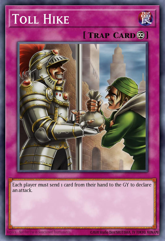 (212) YuGiOh TCG MP19: 2019 Gold Sarcophagus Tin Mega Pack Single: Toll Hike  Common