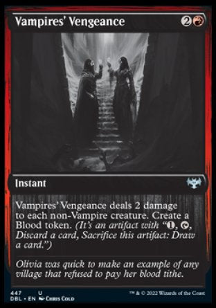 (447) Magic The Gathering Innistrad: Double Feature Single: Vampires' Vengeance Holo Uncommon