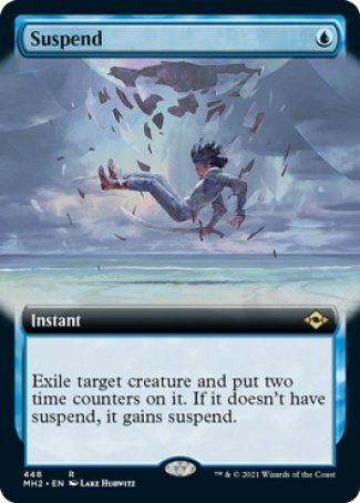 (448) Magic The Gathering Modern Horizons 2: Extras Single: Suspend  Rare