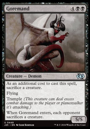 (448) Magic The Gathering Foundations Jumpstart Single: Goremand  Uncommon