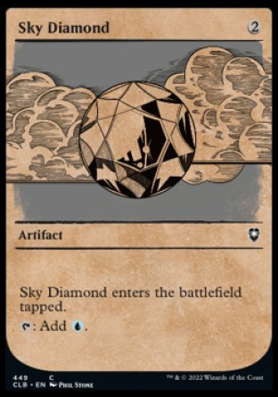 (449) Magic The Gathering Commander Legends: Battle for Baldur's Gate: Extras Single: Sky Diamond Holo Common