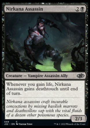 (449) Magic The Gathering Jumpstart 2022 Single: Nirkana Assassin  Common