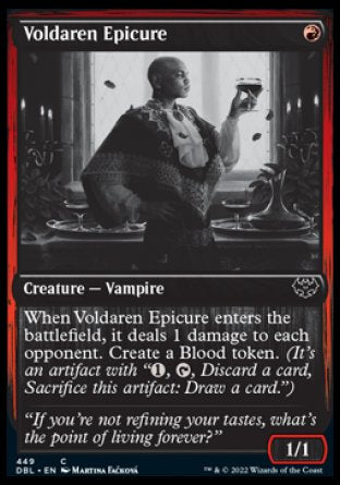 (449) Magic The Gathering Innistrad: Double Feature Single: Voldaren Epicure  Common