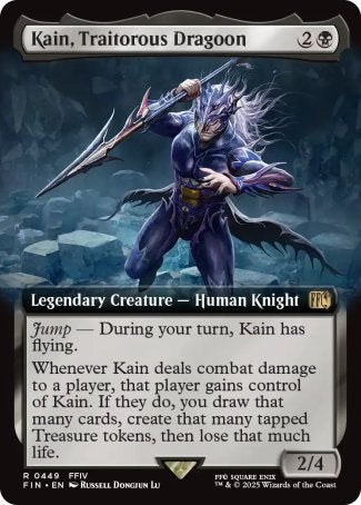 (449) Magic The Gathering Magic: The Gathering - FINAL FANTASY: Extras Single: Kain, Traitorous Dragoon (V.2) Holo Rare