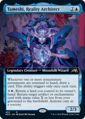 (450) Magic The Gathering Kamigawa: Neon Dynasty: Extras Single: Tameshi, Reality Architect (V.2)  Rare