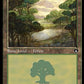 (450) Magic The Gathering Commander Masters: Extras Single: Forest (V.2) Holo Land