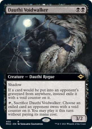 (450) Magic The Gathering Modern Horizons 2: Extras Single: Dauthi Voidwalker (V.3) Holo Rare