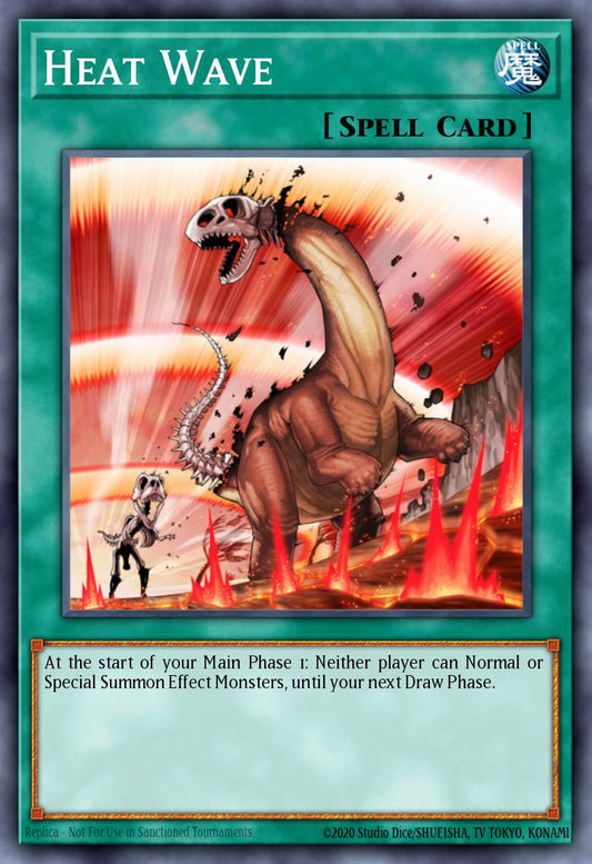 (058) YuGiOh TCG RA03: Quarter Century Bonanza Single: Heat Wave (V.2 - Ultra Rare)  Ultra Rare