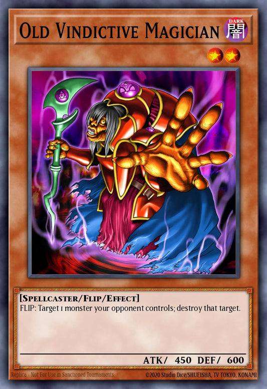 (067) YuGiOh TCG MFC: Magician's Force Single: Old Vindictive Magician  Common