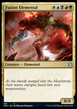 (451) Magic The Gathering Jumpstart Single: Fusion Elemental  Uncommon