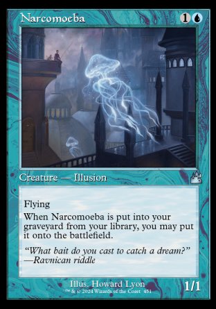 (451) Magic The Gathering Ravnica Remastered: Extras Single: Narcomoeba  Uncommon