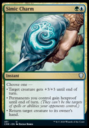 (451/361) Magic The Gathering Commander Legends: Extras Single: Simic Charm  Uncommon