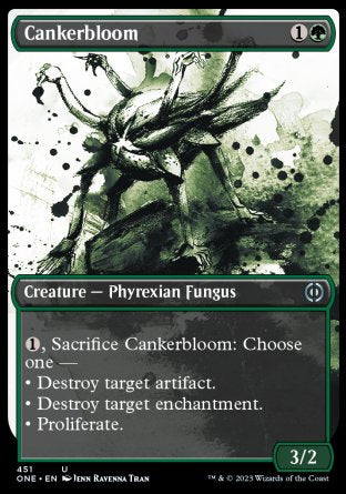 (451) Magic The Gathering Phyrexia: All Will Be One: Extras Single: Cankerbloom (V.2) Holo Uncommon