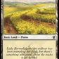 (452) Magic The Gathering Commander Legends: Battle for Baldur's Gate: Extras Single: Plains (V.2) Holo Land