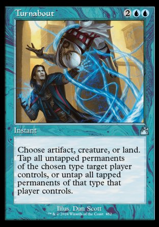 (452) Magic The Gathering Ravnica Remastered: Extras Single: Turnabout  Uncommon