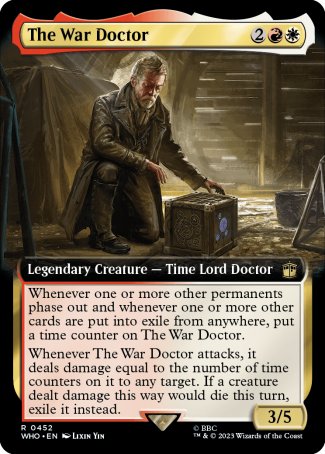 (452) Magic The Gathering Universes Beyond: Doctor Who: Extras Single: The War Doctor (V.1) Holo Rare