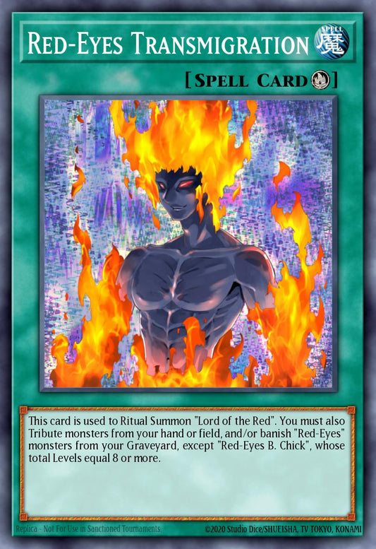 (068) YuGiOh TCG DLCS: Dragons of Legend: The Complete Series Single: Red-Eyes Transmigration  Common