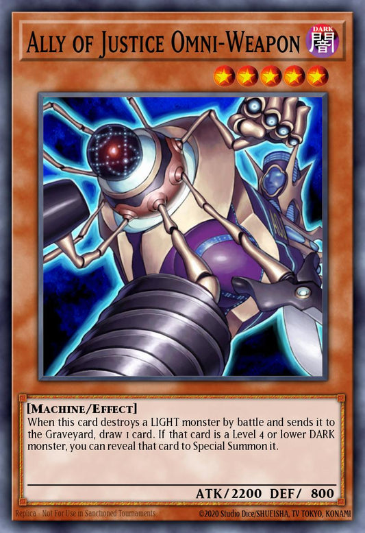 (087) YuGiOh TCG HAC1: Hidden Arsenal: Chapter 1 Single: Ally of Justice Omni-Weapon (V.1 - Common)  Common
