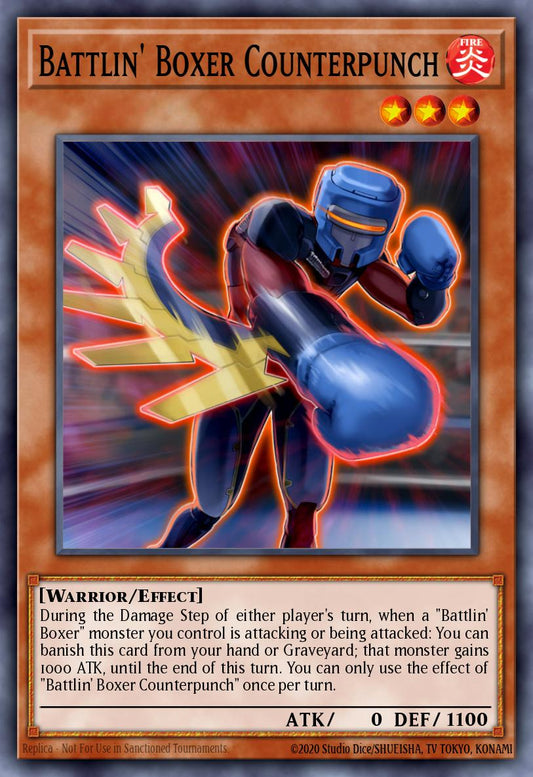 (006) YuGiOh TCG MP14: 2014 Mega-Tins Mega-Pack Single: Battlin' Boxer Counterpunch  Common