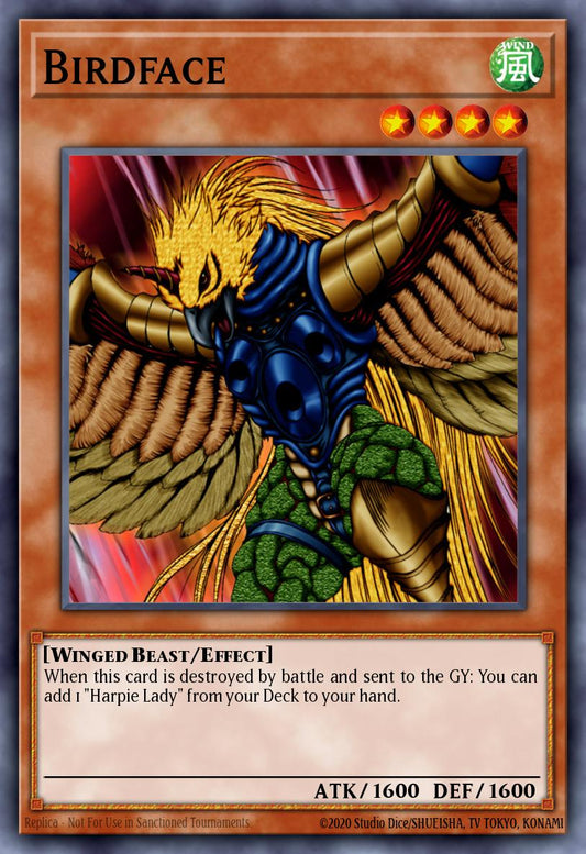 (208) YuGiOh TCG DB2: Dark Beginning 2 Single: Birdface  Common