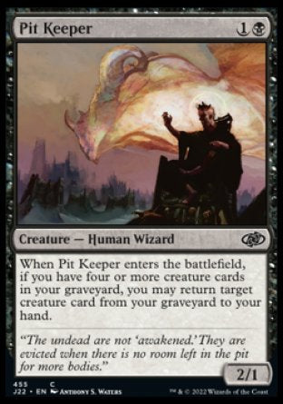 (455) Magic The Gathering Jumpstart 2022 Single: Pit Keeper  Common
