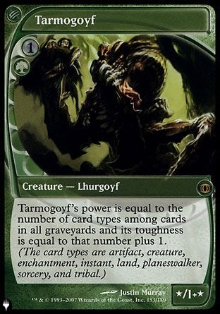 (153) Magic The Gathering The List Single: Tarmogoyf  Rare