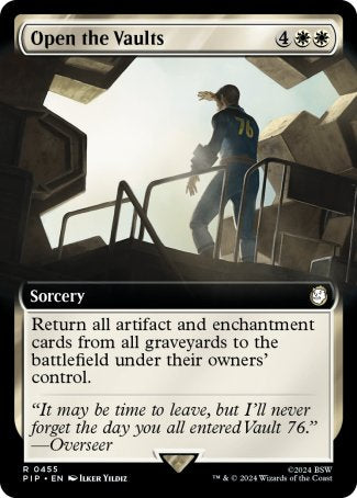 (455) Magic The Gathering Universes Beyond: Fallout: Extras Single: Open the Vaults (V.1)  Rare