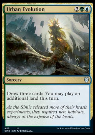 (455/361) Magic The Gathering Commander Legends: Extras Single: Urban Evolution  Uncommon