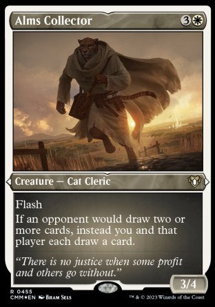 (455) Magic The Gathering Commander Masters: Extras Single: Alms Collector  Rare