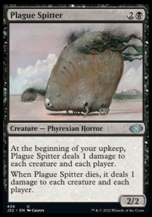 (456) Magic The Gathering Jumpstart 2022 Single: Plague Spitter  Uncommon