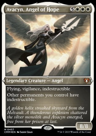 (457) Magic The Gathering Commander Masters: Extras Single: Avacyn, Angel of Hope  Mythic